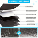 Australia Shop™ – Waterproof Dog Car Seat Hammock with Side Flaps (Hard Base)