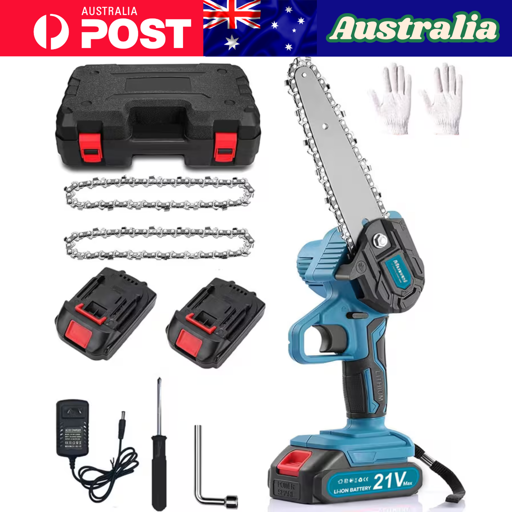 Australia Shop™ – Compact Handheld Mini Chainsaw Kit (Battery Powered)