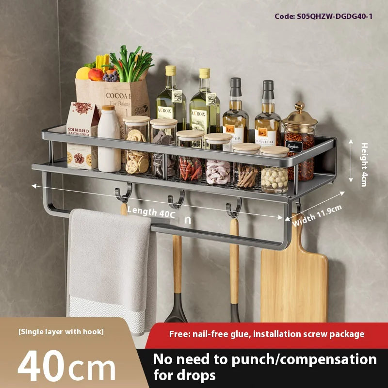 Australia Shop™ – Wall-Mounted Multi-Tier Kitchen Storage Rack