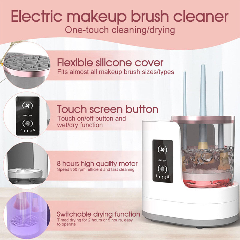 Australia Shop™ Electric Makeup Brush Cleaner & Dryer – Fits All Brush Types