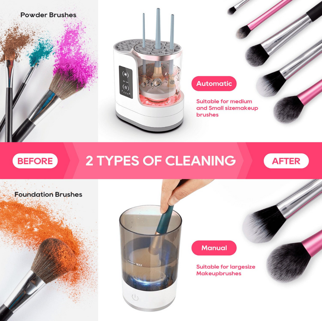 Australia Shop™ Electric Makeup Brush Cleaner & Dryer – Fits All Brush Types