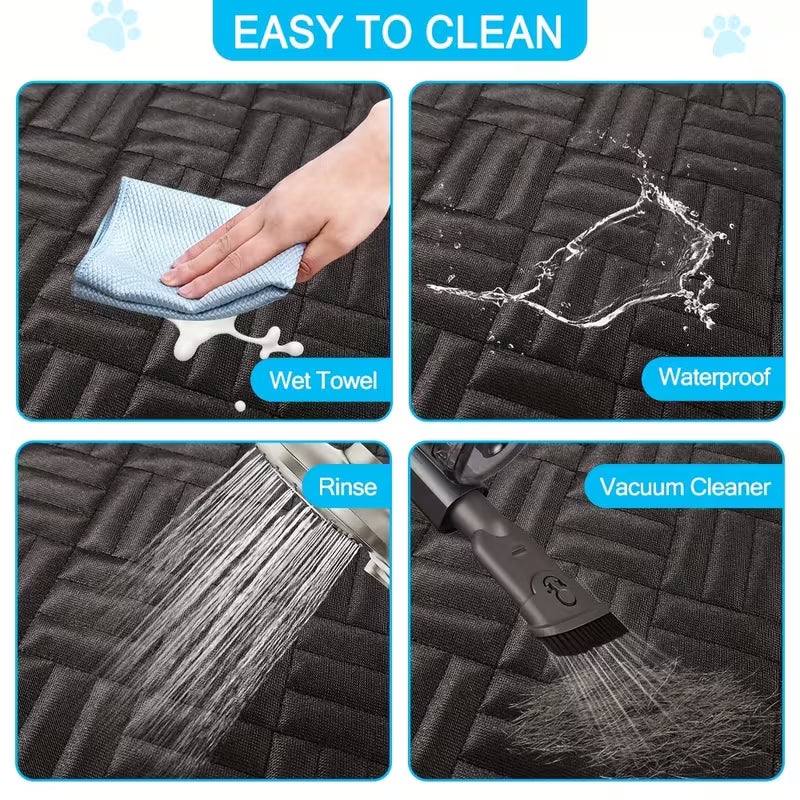 Australia Shop™ – Waterproof Dog Car Seat Hammock with Side Flaps (Hard Base)