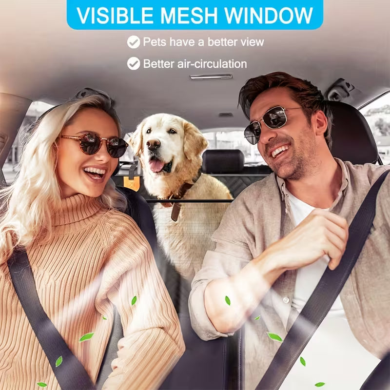 Australia Shop™ – Waterproof Dog Car Seat Hammock with Side Flaps (Hard Base)