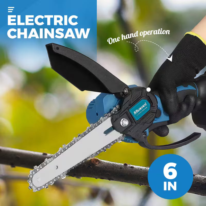 Australia Shop™ – Compact Handheld Mini Chainsaw Kit (Battery Powered)