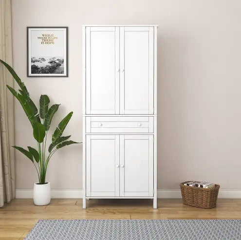Australia Shop™ – Elegant 70.87” White Kitchen Pantry Cabinet