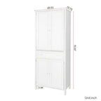 Australia Shop™ – Elegant 70.87” White Kitchen Pantry Cabinet